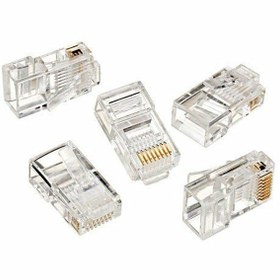 Resim RJ45 CAT5/CAT6 UC 8P8C POWERMASTER (100LÜK PAKET) POSETLİ 