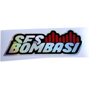 Resim HMNL SES BOMBASI HOLOGRAM STİCKER 14X4,5 CM 