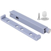 Resim Manyetik İtmeli Kilit Kapı Mandalı Mutfak Dolabı Kapı Çekmecesi Ev Eşyaları Gri S 