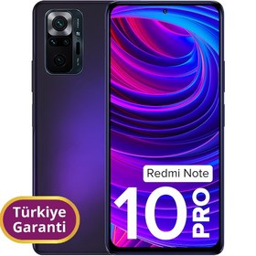 Resim Xiaomi Redmi Note 10 Pro TR Garanti |  256 GB 8 GB Mor 