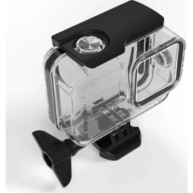 Resim Gplus GO208 Gopro Hero 8 Black Uyumlu 60 Metre Waterproof Housing Su Geçirmez Muhafaza Kılıf 