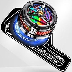 Resim LIKEBOURNE Cep telefonu soğutucu – soğutma plakalı cep telefonu soğutucu, RGB fan MagSafe telefon soğutucu, oyun için, akıllı telefon, tablet / iPhone Android için taşınabilir fan 