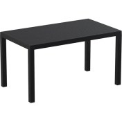 Resim Siesta Contract Ares 80X140 Cm Dörtgen Masa Siyah 