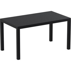 Resim Siesta Contract Ares 80X140 Cm Dörtgen Masa Siyah 