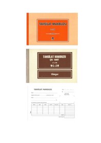 Resim Özkan Tahsilat Makbuzu 2x50 Karbonsuz 