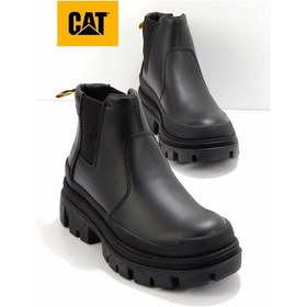 Resim Black Leather Kadın Bot & Bootie Cat0111121503 Black 
