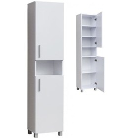Resim Alvin Tamamı MDF 2 Kapaklı Dolap Çok Amaçlı Mutfak Banyo Dolabı 