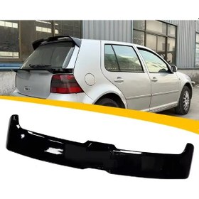 Resim Volksvagen Golf 4 1998-2004 Mk4 Plastik Parlak Siyah Martı Spoiler 