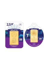Resim Ahlatcı Kuyumculuk 24 Ayar Külçe Altın 2.5 + 1 G 