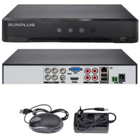 Resim SUNPLUS SP-4200 Ahd Dvr Kayıt Cihazı 4 Kanal 5mp Xmeye 