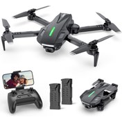 Resim GÜMRÜK BEY Deerc D70 Kameralı Katlanabilir RC Quadcopter 3 Kademeli Çok Fonksiyonlu Drone 1080P 2 Pil + 2 Kanat 