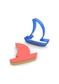 Resim Yelkenli Polikarbon Kurabiye Kalıbı 