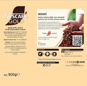 Resim NESCAFÉ Gold Teneke Çözünebilir Kahve, 900 Gram 