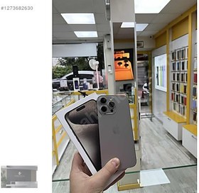 Resim Apple iPhone 15 Pro Max İkinci El TR | 256 GB | Natürel Titanyum 