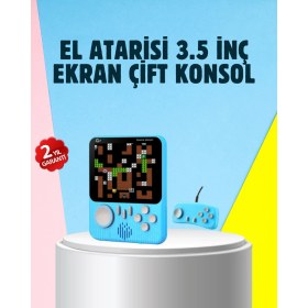 Resim 666 Klasik Oyunlu Mini Retro Konsol – Büyük Ekran Desteği 