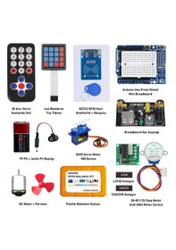 Resim Arduino Set 292 Parça Full Başlangıç Seti Malzeme Kutulu 