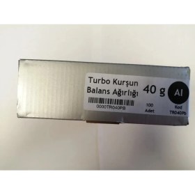 Resim Çelik-Turbo Jant Balans Kurşunu Çakma 40 Gram 100LÜ Paket 