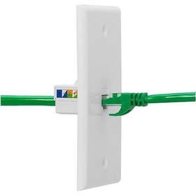 Resim Powermaster Cat5 Rj45 Keystone Jack Şase 8P8C - 1Adet 