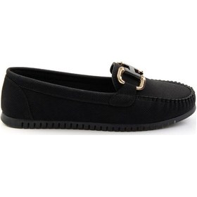 Resim Siyah Kot Kadın Loafer Ayakkabı K01542010737 Çok Renkli 