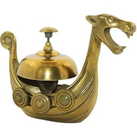 Resim Dekoratif Pirinç Resepsiyon Zili 15 18 Cm 