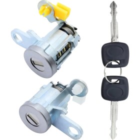 Resim Skyeyyt Toyota Tacoma 1995-2004 Için Keys ile Ön Kapı Kilit Silindiri 69051-35070 69052-35070 (Yurt Dışından) 