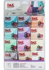 Resim Das Smart Polimer Kil Seti 28 Gr. X 12 Renk Pastel Renkler 