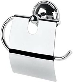 Resim Pazarshops Wc Geniş Kapaklı Metal Vidalı Banyo Tuvalet Kağıtlığı Askısı 