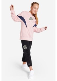 Resim Nike Air French Terry Genç Çocuk Sweatshirt Pembe 