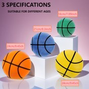 Resim 4 Renkli İç Mekan Basketbol Topu - 18.01cm/21.01cm/24.0cm Dayanıklı TPU Büzülmez & Sıkılmaz Top Ev Antrenmanı, Spor Pratiği, Tatil Hediyeleri için - Canlı Turuncu/Mavi/Sarı/Yeşil Hoop Topları, Basketbol Aksesuarları, Şık Sportif Görünüm, Hassas Atış Hedefi, Modern Atletik Ekipman, Uzun Ömürlü Malzeme, Rekreasyonel Oyuncular 