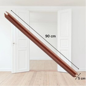 Resim Çift Taraflı Kapı Altı Rüzgar Önleyici Sünger Rüzgarlık 2 Adet 