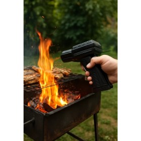 Resim sbodurhome Jet Fan Turbo Yüksek Hava Üfleyici 8000MAH Uzun Batarya Kademeli 