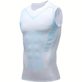 Resim Erkekler için Hızlı Kuruyan Atletik Atlet - Nem Çeken, Nefes Alabilen, Kolsuz Antrenman Yeleği Koşu, Spor Salonu, Basketbol ve Dış Aktiviteler İçin, Spor Giysileri 