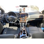 Resim FD OTOMOTİV Renault Megane 4 Torpido, Konsol, Trim, Göğüs Kaplama Seti Koyu Meşe Özel Renk 