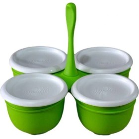 Resim Hsgl Tupperware Yonca Çoklu Servis ( Kahvaltılık ) Yeşil 
