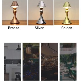 Resim Gampus Şık Tasarımlı Masa Lambası Kitap Okuma Başucu Ambiyans Işığı LED 