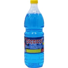 Resim Çiçekçi Oto Cam Silecek Suyu 1 Litre -3 Derece Yaz Kış Kullanım Tüm Araçlarda 