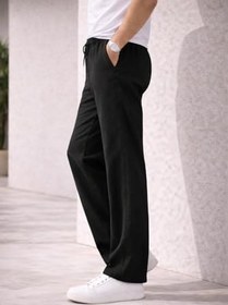 Resim TheSeason Erkek Beli Lastikli Rahat Kesim Jogger Pantolon 