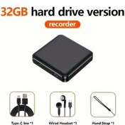 Resim Dream011 32gb Ses Kaydedici Mini Ses Kayit Cihazi Ders Toplanti Sinif Kayitlari Icin Usb Mp3 Oynatma Fonksiyonlu Gürültü Azaltmali Taşinabilir Dijital Ses Kayit Cihazi Siyah 