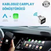 Resim Embatech Araç Içi 2in1 Android Ve Apple Cihazlar Için Kablosuz CarPlay Ve Android Auto Adaptörü (EMT-001) 