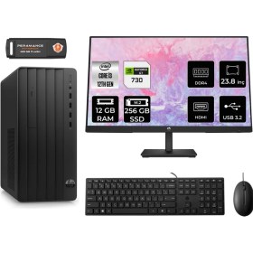 Resim Hp Pro Tower 290 G9 Intel Core I3 12100 12GB 256GB GT730/4GB 23.8" Fhd Monitör Fdos 6D3A1EA Masaüstü Bilgisayar & Per4 USB Bellek 6D3A1EAMNT2306 