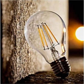 Resim Osram Ledvalue 6,5W (60W) Rustik LED Ampul Sarı 2700K - E27 Duy 