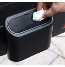 Resim MCM Group Araba Çöp Kutusu Kapaklı Organizer Siyah 