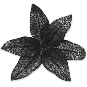 Resim Naga Lilly Flower İron Silver Antique 80 cm - El işi Dövme Pirinç 
