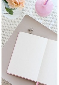 Resim A5 Bullet Journal Noktalı Defter 140 Gr. 80 Yaprak Cotton Candy Pembe 