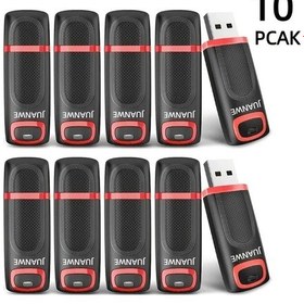 Resim Chuangyinshop 8gb 10 Adet Usb 2.0 Flash Bellek 64gb 32gb 16gb 8gb 4gb Toplu Usb Bellek Fotoğraf Video Müzik Dosya İçin Kırmızı 