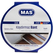 Resim Mas Kaydırmaz Bant 50 mm x 15 m Siyah 