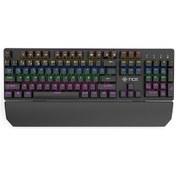 Resim Inca Phaldor IKG-445 Usb Kablolu RGB Aydınlatmalı Mekaning Gaming Q Klavye 