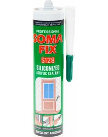 Resim Somafix Akrilik Mastik Antrasit 500Gr S128 2573 Antrasit 