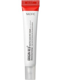 Resim NACIFIC Origin Red Salicylic Acid Spot Cream 20 ml , Nokta Atışı Bakım Kremi , BHA + Cica Destekli 