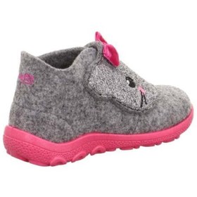 Resim Superfit Happy Octi Çocuk Keçe Panduf Gri Sim 